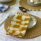 Mustard yellow napkin