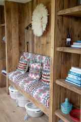 WHITE JUJU HAT ON A WALL