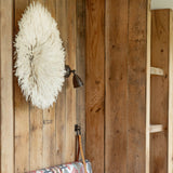 white Juju hat from Cameroon