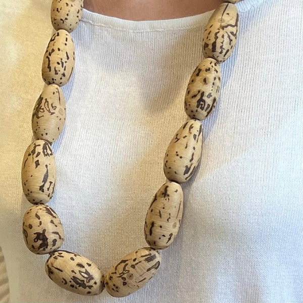 Large Natural Seed Necklace