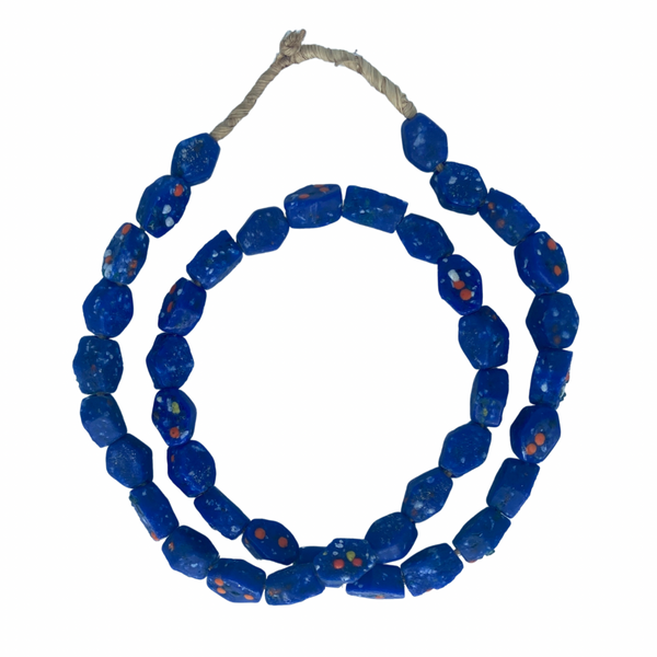 Blue and red necklace 