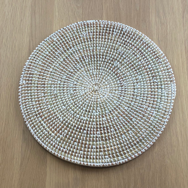Table Mat (37cm). White