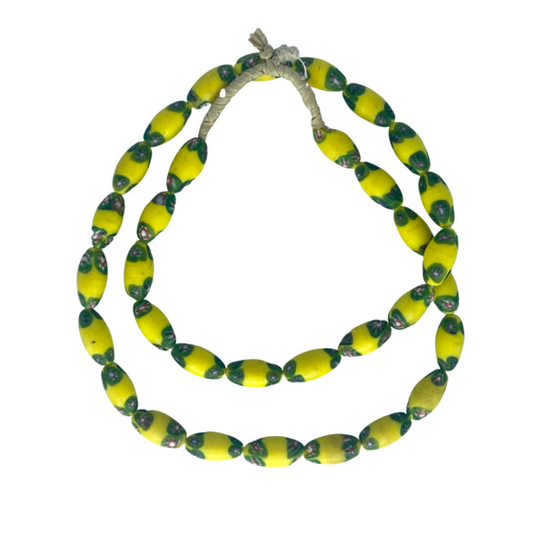 Yellow and green necklace