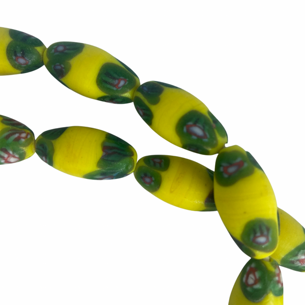 Yellow and green beads
