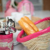 Pink Boat Bread Basket