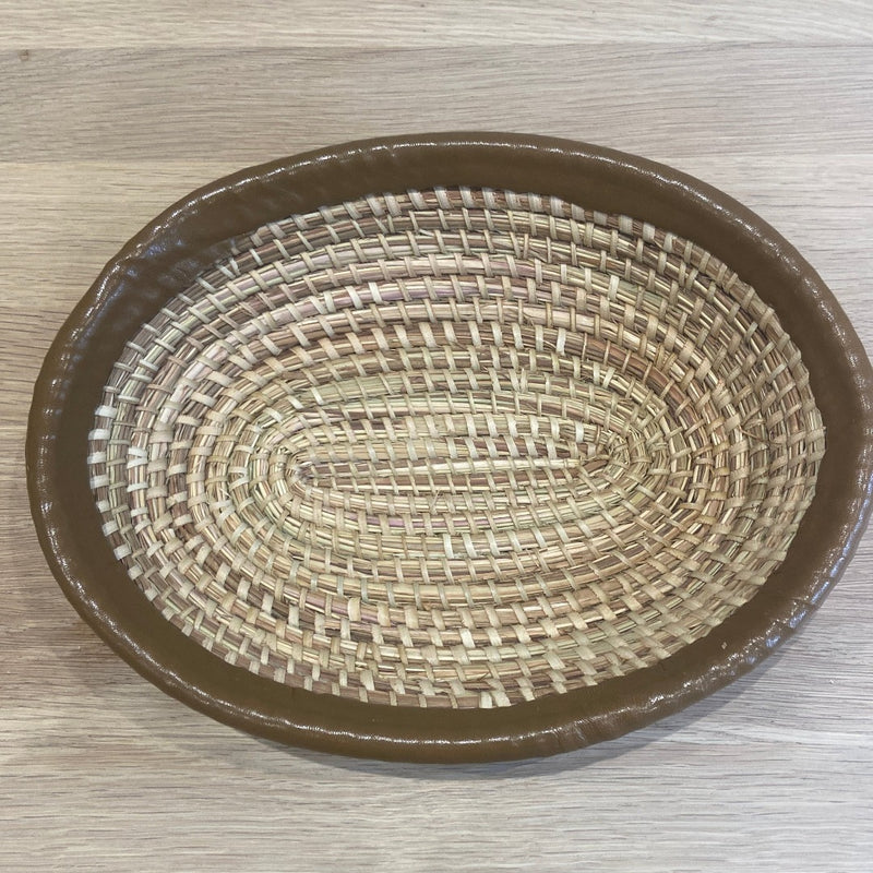 handmade oval bowl