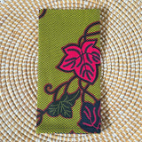 pink and yellow napkin