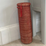 Red Tall Storage Basket