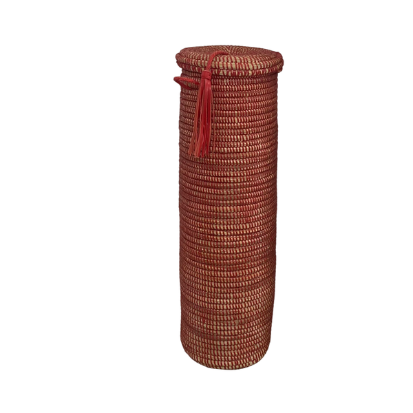 Red Tall Storage Basket