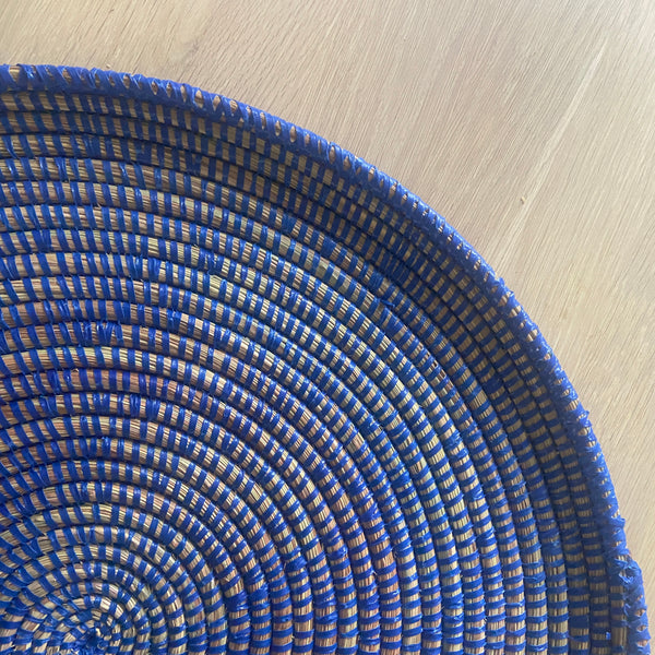 Blue Platter Basket- The Layu Number 14 (45cm)